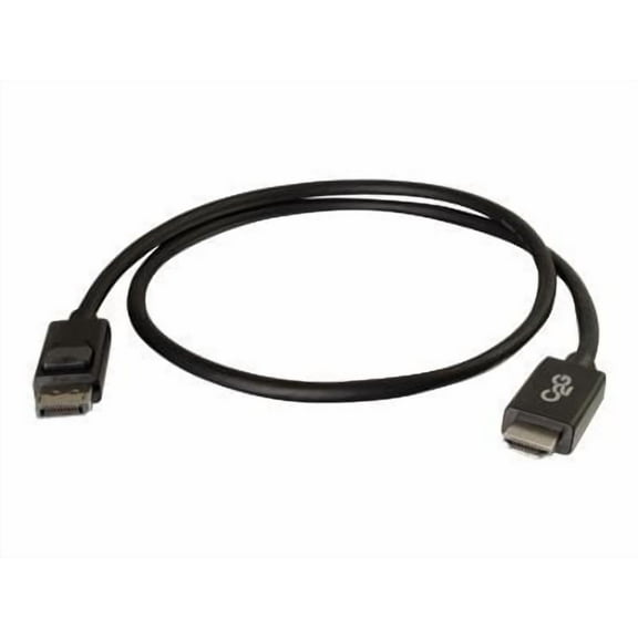 C2G 54327 Black DisplayPort to HDMI Cable Male to Male