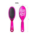 thumbnail image 5 of RED by Kiss Wig Brush, Anti-Static & Anti-Frizz for All Hair Types, Stainless Steel Bristles for Easy Detangle, Smooth Hair & Wig Without Breakage, No Snag with Knot-Free Bristles (Oval), 5 of 6
