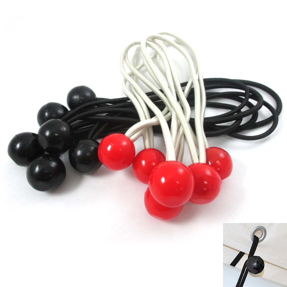 10"  stretchy bungee ball ties/ball bungee/shock cord CHEAPEST ON E-BAY! 