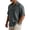 Dark Gray, variant on Mens Cuban Guayabera Shirts Button Down Short Sleeve Shirt Cotton Casual Summer Beach Wedding Shirts Yellow 3XL