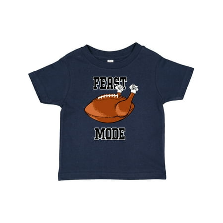 

Inktastic Thanksgiving Feast Mode Turkey Football Gift Baby Boy or Baby Girl T-Shirt