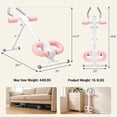thumbnail image 2 of BOGYKIK Adjustable Ab Machine for Home Gym, Foldable Ab Trainer with 2 Incline Levels, 5 Height Adjustments, LCD Display, Knee & Elbow Protection, 440 lbs Capacity, 2 of 5