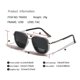 thumbnail image 5 of 2025 New Women's Oversized Square TR90 Polarized Sunglasses, Fashion Retro UV400 Protection Driving Glasses for Women, 5 of 5