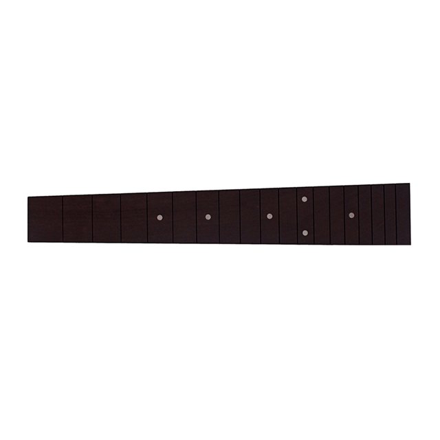 Ukulele Fingerboard Fretboard Dark Wood Concert Stringed Musical which is Instrument Neck Portable Parts Accessories Beginners 26 Inch