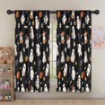 thumbnail image 5 of Blackout Kids Curtains,Costumed Ghost Halloween Pattern Childrens Insulated Curtains Set Of 2,Bedroom Essentials,Toddler Room Decor 52"x63", 5 of 5