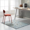 thumbnail image 2 of 40" x 54" Tabriz Blue and Beige 1/2" Rug’d Chair Mat, 2 of 6