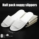 thumbnail image 4 of Zapatillas de lana una vez antideslizantes gruesas zapatillas de spa para el hogar, hotel, viaje, fiesta, invitado YUNYI BRAND Deportes, 4 of 7