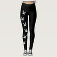 thumbnail image 2 of DHFJKG Rabbit Printed Easter Leggings For Women Mid Rise High Stretch Tight Pants Stylish Trousers, 2 of 6