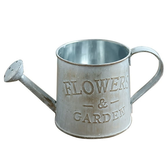 olkpmnmk Watering Can,Gardening Pots Planters & Accessories,Vintage Metal Iron Barrel Retro Flower Pot Bucket Home Decoration Watering Can,Garden Tools,Plant Watering Can,Clearance Items