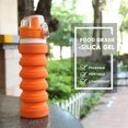 thumbnail image 2 of Botella plegable de 500ML vaso reutilizable para beber viaje Camping senderismo elementos esenciales FLhrweasw Nuevo, 2 of 7