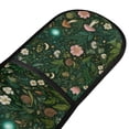 thumbnail image 4 of Yayeee Double Oven Mitt Kitchen Heat Resistant Baking 35" x7" Quilted Cotton Glove, Green Forest Pattern, 4 of 6