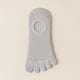 thumbnail image 3 of 4 pairs of different colors Toe Socks for Men No Show Running keeping the feet clean, dry and flesh(size 38-45), 3 of 5