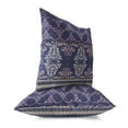 thumbnail image 2 of Floral Fusion Indoor/Outdoor Pillow in Blue 20x20, 2 of 7