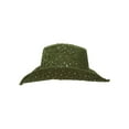 thumbnail image 4 of Top Headwear Glitter Sequin Trim Cowboy Hat, Olive, 4 of 4