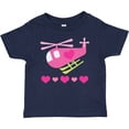 thumbnail image 3 of Inktastic Valentine Pink Heart Helicopter Boys or Girls Baby T-Shirt, 3 of 5