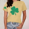 thumbnail image 3 of St Patricks Day Shirt Women Lucky Charms Irish Saint Patricks Day Outfits Patricks Day Gift Green Shirts for Women Short Sleeve Irish Shamrock Printed Shirts Paddy's Day Tee Tops Crew Neck S-3Xl, 3 of 6