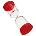 thumbnail image 3 of Hytrove 1Pack Hourglass Timer Plastic Red For Studying And Playing 12.50X4.40X4.40Cm Diy Hourglass, 3 of 8