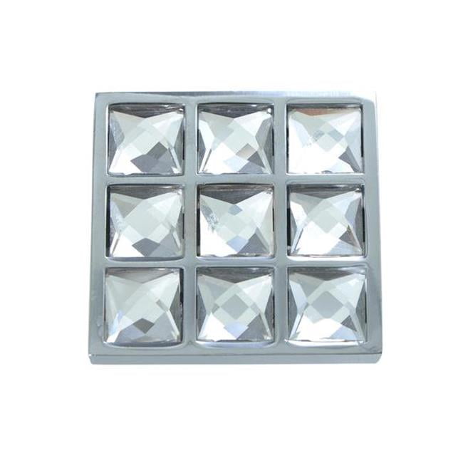 Utopia Alley Gleam Grid Polished Chrome Square Cabinet Utopia Alley Gleam Grid Polished Chrome