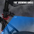 thumbnail image 2 of Handlebar Bike Mirror, 1080P Bicycle Rear View Camera with 4.3" Screen Night Vision Function, 110° Wide Angle View, 2 of 5
