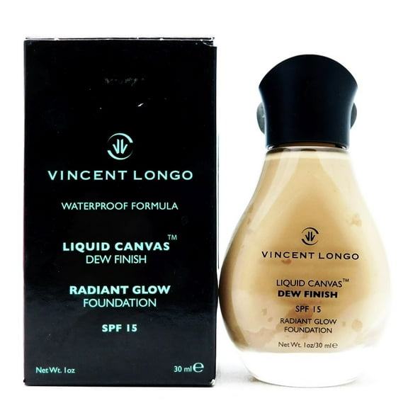Vincent Longo Liquid Canvas Dew Finish SPF15 Natural #8 1 Oz.