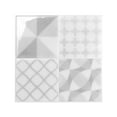 thumbnail image 1 of SMART TILES Peel and Stick Backsplash Tiles - 4 sheets of 9in x 9in - 3D Adhesive Peel and Stick Tile Backsplash for Kitchen, Bathroom, Wall Tiles, 1 of 6