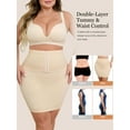 thumbnail image 3 of USEASY Seamless Shaperwear Slips for Women Tummy Control Half Slips Under Dress Waist Cincher Shapewear Skirt, 3 of 6