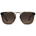thumbnail image 2 of Gafas de Sol WearMe Pro Demi Polarizadas Vintage Cuadradas para Mujer, 2 of 7