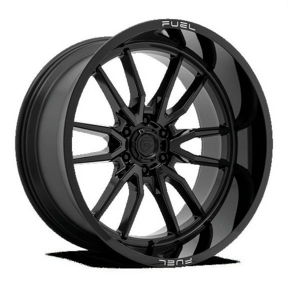 Fuel 1PC Aluminum Rim D760 CLASH 24X12in Gloss Black Finish, D76024208447
