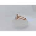 thumbnail image 3 of solitaire jewels 2CT Marquise Moissanite Hidden Halo Engagement Ring For Women, 14K Rose Gold, 3 of 6