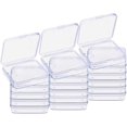 thumbnail image 1 of Gebildet 18 Pack Mini Clear Plastic Bead Storage Containers Box Case with lid for Herbs,Tiny Bead,Pills,and Other Small Items, 1 of 6