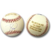 Sport Image Authentic Autographed Engraved 2010 World Series Baseball, Tim Lincecum