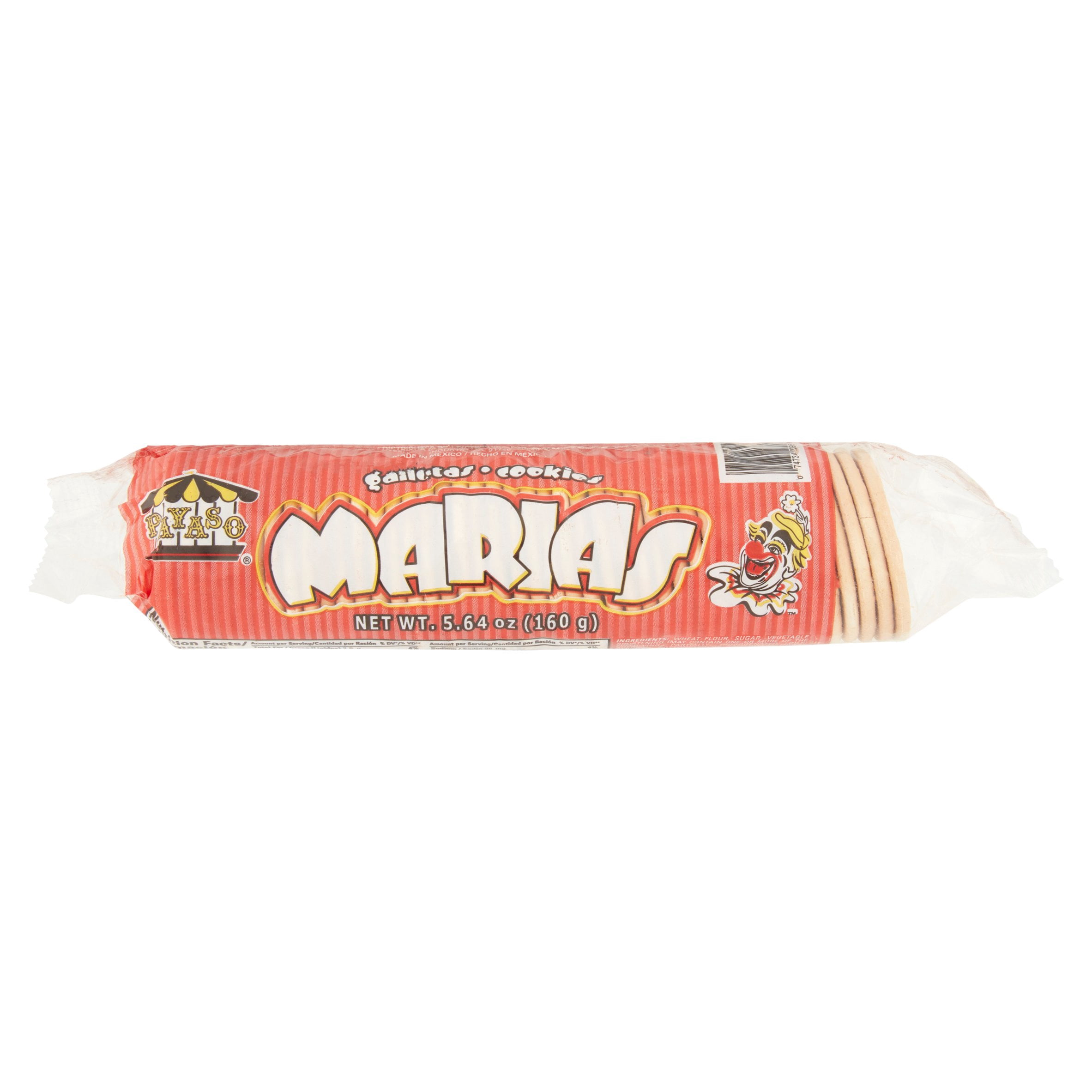 Payaso Marias Cookies Galletas, 5.64 oz Bag