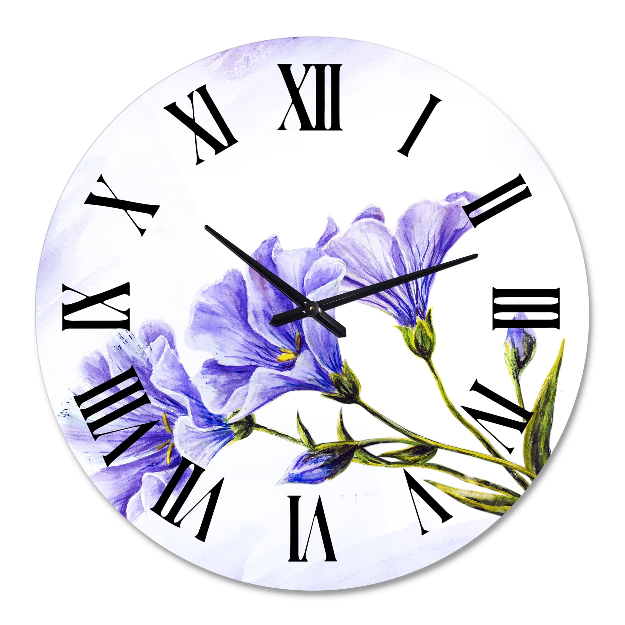 Designart 1 in Quartz Traditional Wall Clock