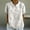 Clear, variant on Womens Shirts Linen Floral Lapel Button Loose Summer Tshirts Shirts for Women Multicolor L