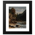 thumbnail image 2 of Gustave Courbet 12x14 Black Modern Framed Museum Art Print Titled - Lake Geneva Bords, 2 of 5