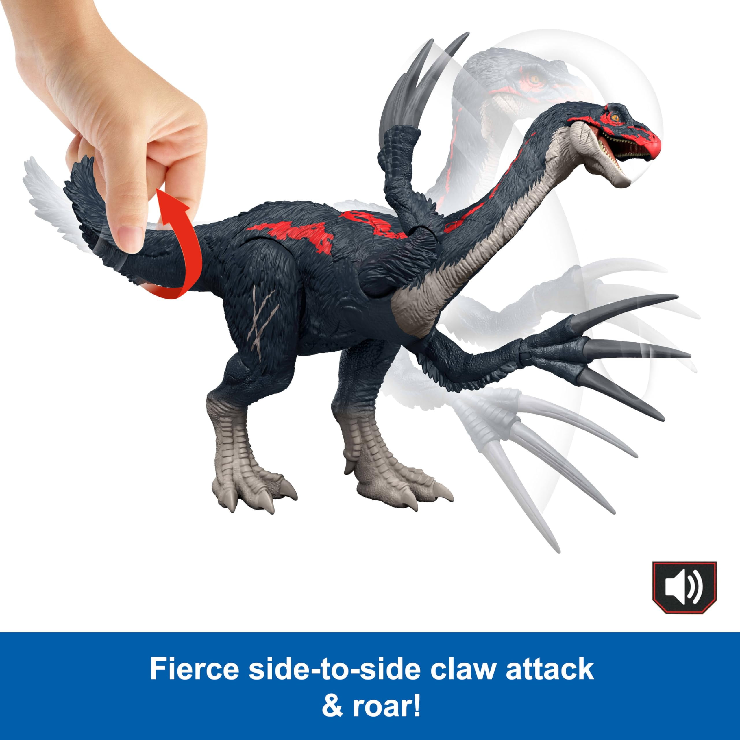 Jurassic World Slash 'N Roar Therizinosaurus Action Figure