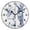 Black, variant on 9.84in Snowman and Girl PVC Canvas Wall and Table Clock with Canvas Texture, Black or Gold Hands