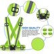 thumbnail image 2 of Chaleco de advertencia de 6 piezas, ajustable, con 4 brazaletes reflectantes// kaili Sencillez, 2 of 4