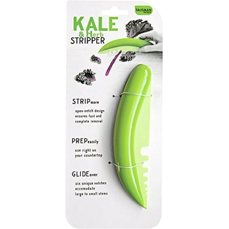 Talisman Designs Kale & Herb Stripper, for Leafy Greens and Woody Herbs, BPA-free (Best Juicer For Kale And Greens)