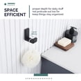 thumbnail image 6 of Angle Simple Towel Hook Matte Black, 304 Stainless Steel L Shape Robe Hook, Coat Hook for Bathroom, 6 of 9