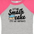 thumbnail image 4 of Inktastic Let Me Smash Cake Its My Birthday Boys Baby Bodysuit, 4 of 5