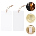 thumbnail image 3 of Miangastore Flax Rope Acrylic Tags White 2 Sets 3.5x1.9x0.04In, 3 of 9