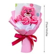 thumbnail image 2 of Valentine's Day Bouquet of Flower Plush Toys, Handmade Anime Plush Flower Bouquets for Birthday Wedding Graduation Ceremony, Valentine's Day Gifts for Girlfriend Wife, 2 of 5