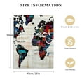 thumbnail image 2 of COMIO  Wall Art for Office Pictures for Living Room Wall Decorations Bedroom Wall Decor for Women Girl Large Map of the World Canvas Art Wall Decor Classroom Decor, 2 of 5