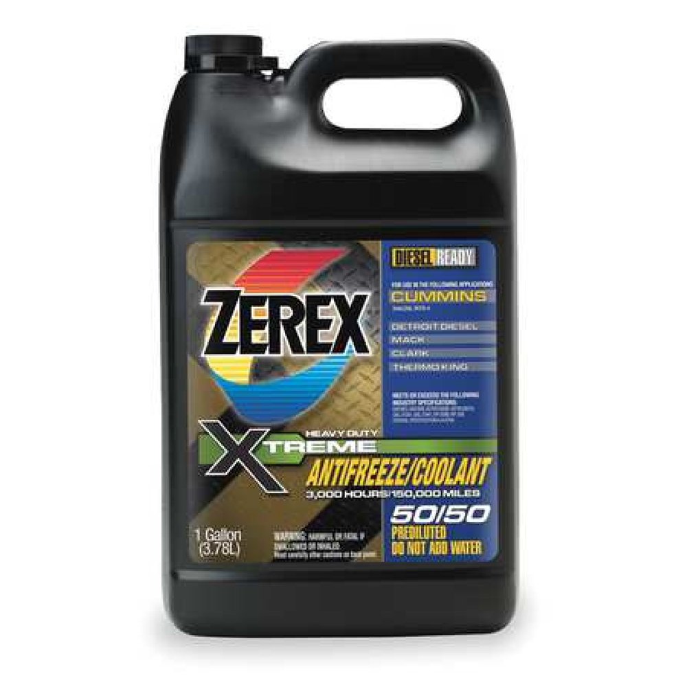 ZEREX ZXPCRU1 Antifreeze Coolant,1 gal.,RTU