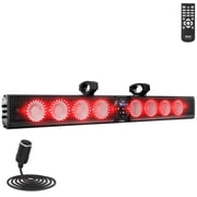 Pyle 46" Wide Aluminum Alloy Sound Bar Speaker System w AUX/BT/USB/RGB Lights and Remote Control, 8 x 30 Watts
