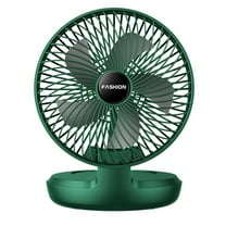 Dengmore Table Desk Fan Portable Foldaway Fan USB Powered Personal Fan 2 Speeds Adjusted USB Small Fan For Home Bedroom Travel Office Tent