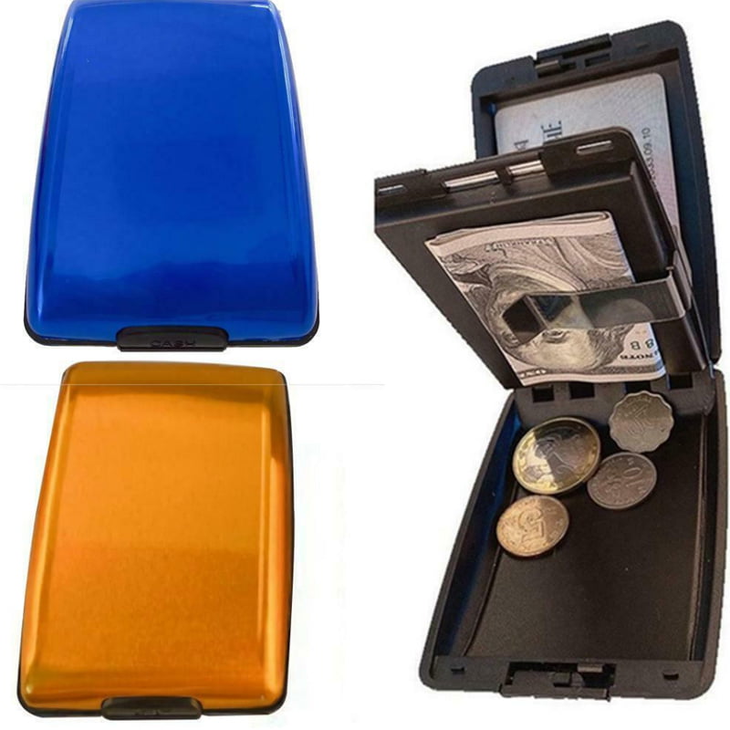 $7 for 2 Aluminum Card-Guard Credit Card Scan Proof Case Wallet or 1 for $3.99
