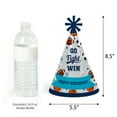 thumbnail image 5 of Big Dot of Happiness Go, Fight, Win - Sports - Cone Happy Birthday Party Hats for Kids and Adults - Set of 8 (Standard Size), 5 of 7