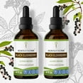 thumbnail image 1 of Black Elderberry Tincture Alcohol Extract, Organic Black Elderberry Sambucus Nigra Immune System Health 2x4 oz, 1 of 7